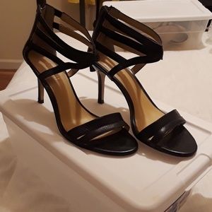 Nine west open toe heels